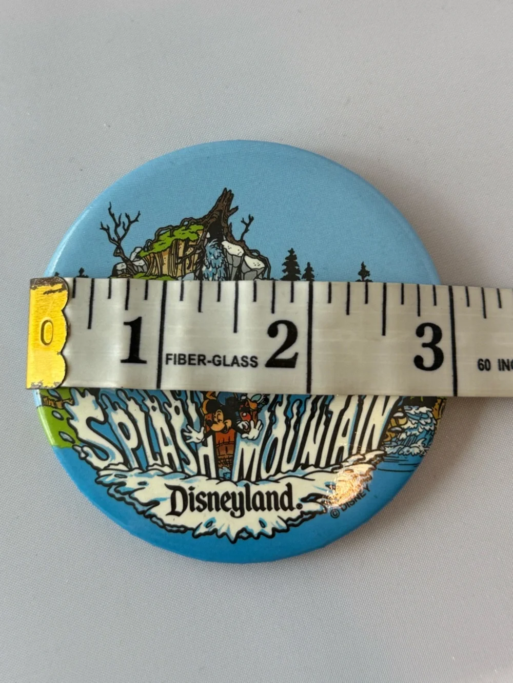 Vintage 80’s Disneyland Splash Mountain 3in Button Pin Set of 2 Cast Member Excl - Picture 5 of 9